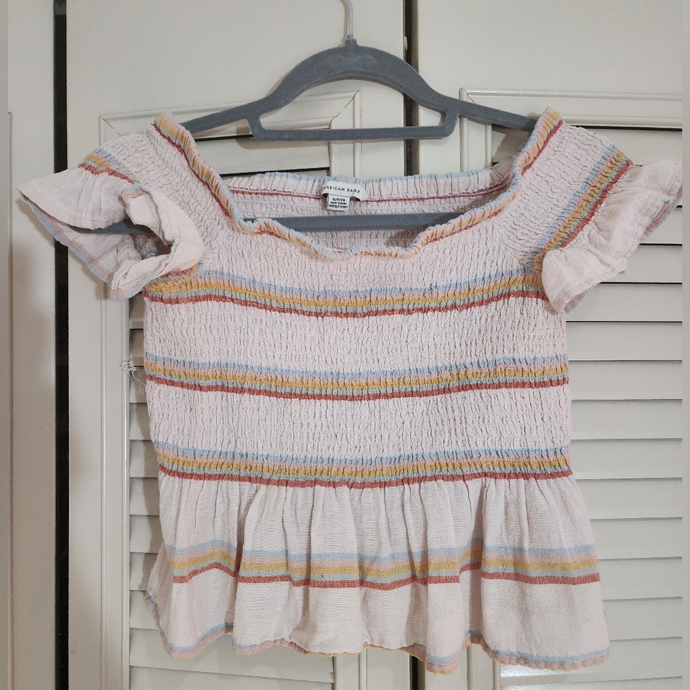 American Eagle Outfitters Multicolor Striped Top